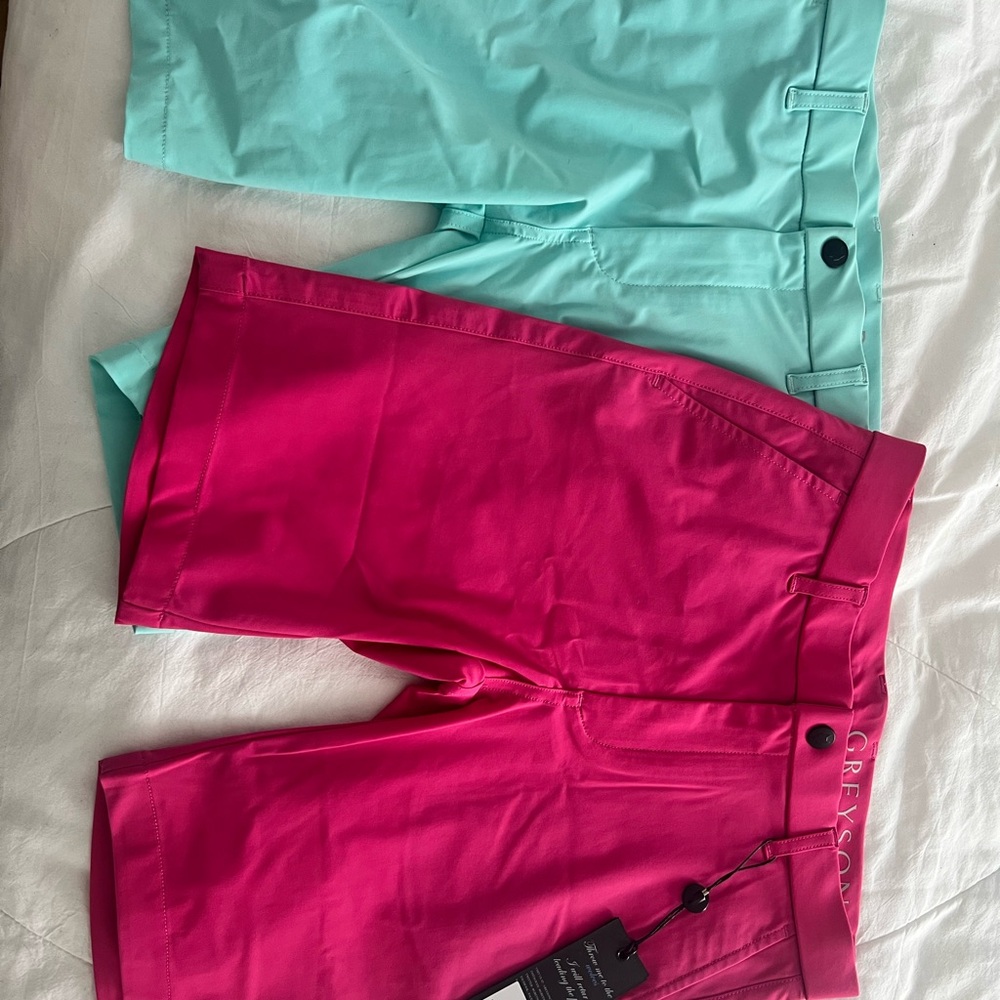 NWT Greyson Pink Golf Shorts and Greyson Blue Golf Shorts - Boys size 8 - Picture 5 of 8
